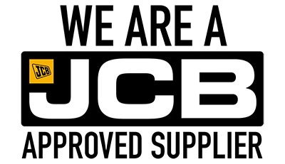 JCB logo stating that we are an approved JCB supplier