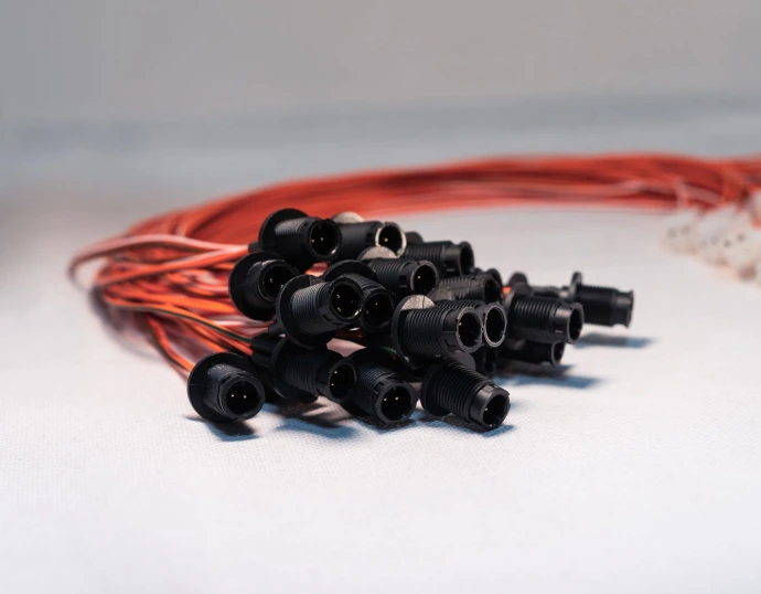Simple cable assembly with connectors