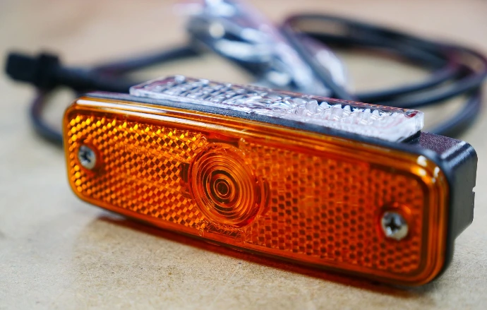 A terminated light being tested in our testing department
