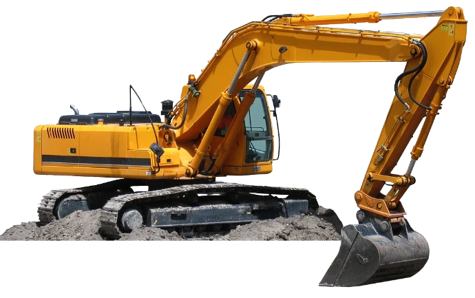 A construction digger