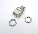 Panel Mount Momentary Push Button White 119-2920