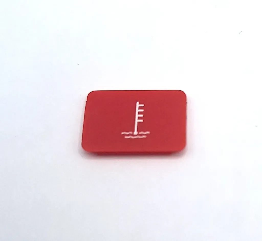 Switch Lens - Bottom - Water Temperature - Red (Pack of 5)
