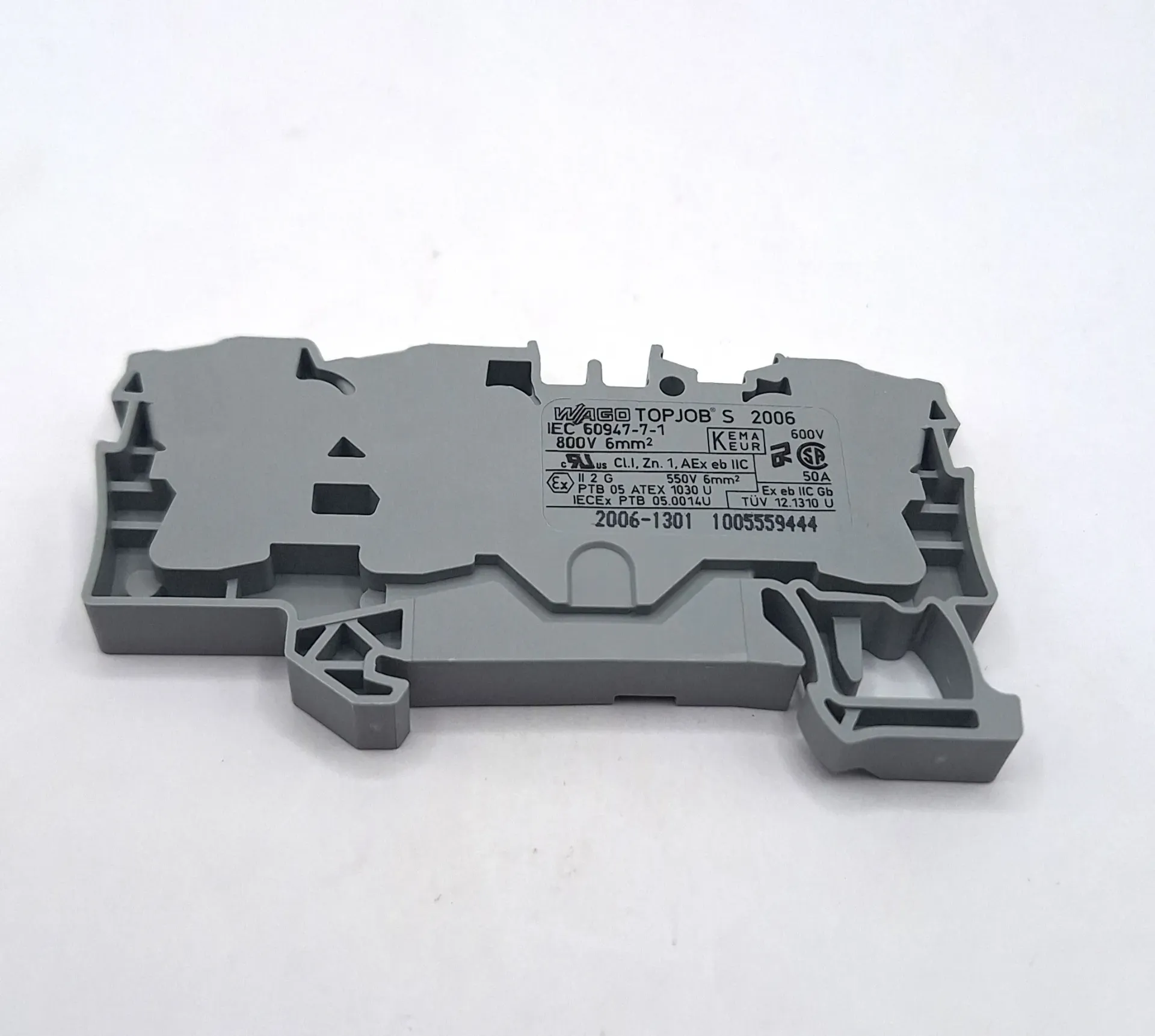 WAGO TopJob S Series DIN Rail Terminal Block - 6.0mm - 3 Way