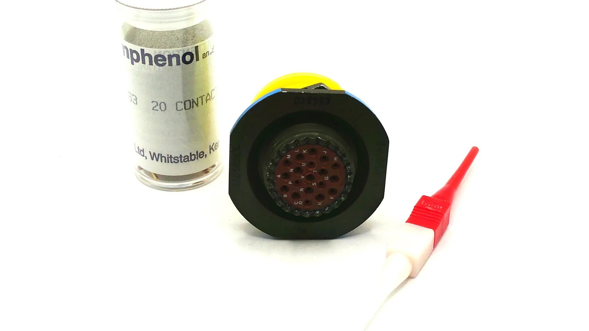 D38999/24WD-19PN Straight 19 Way Hole MIL Spec Circular Connector, Shell Size 15