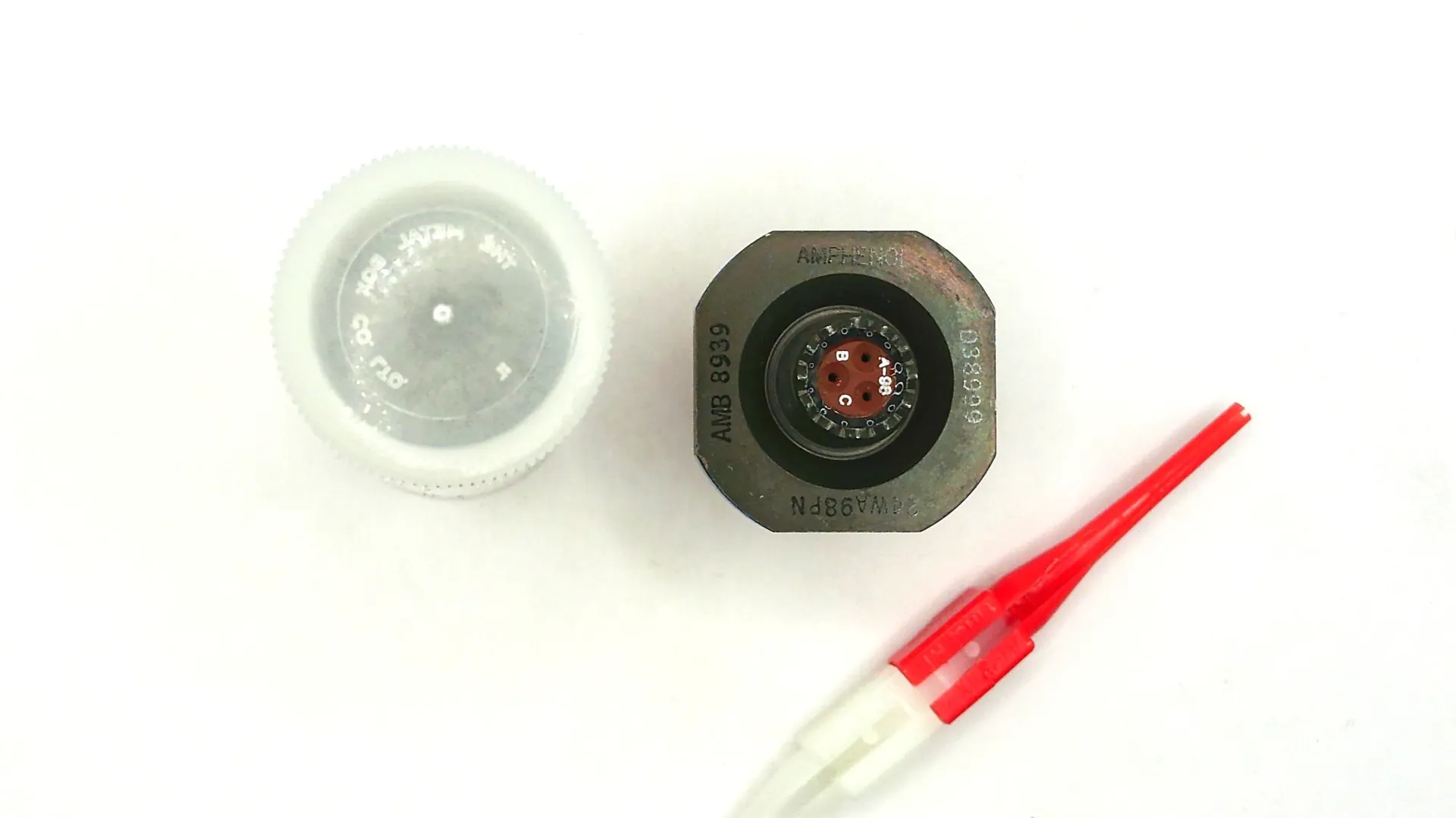 D38999/24WA-98PN III, Straight 3 Way Panel Circular Connector, Male Contacts