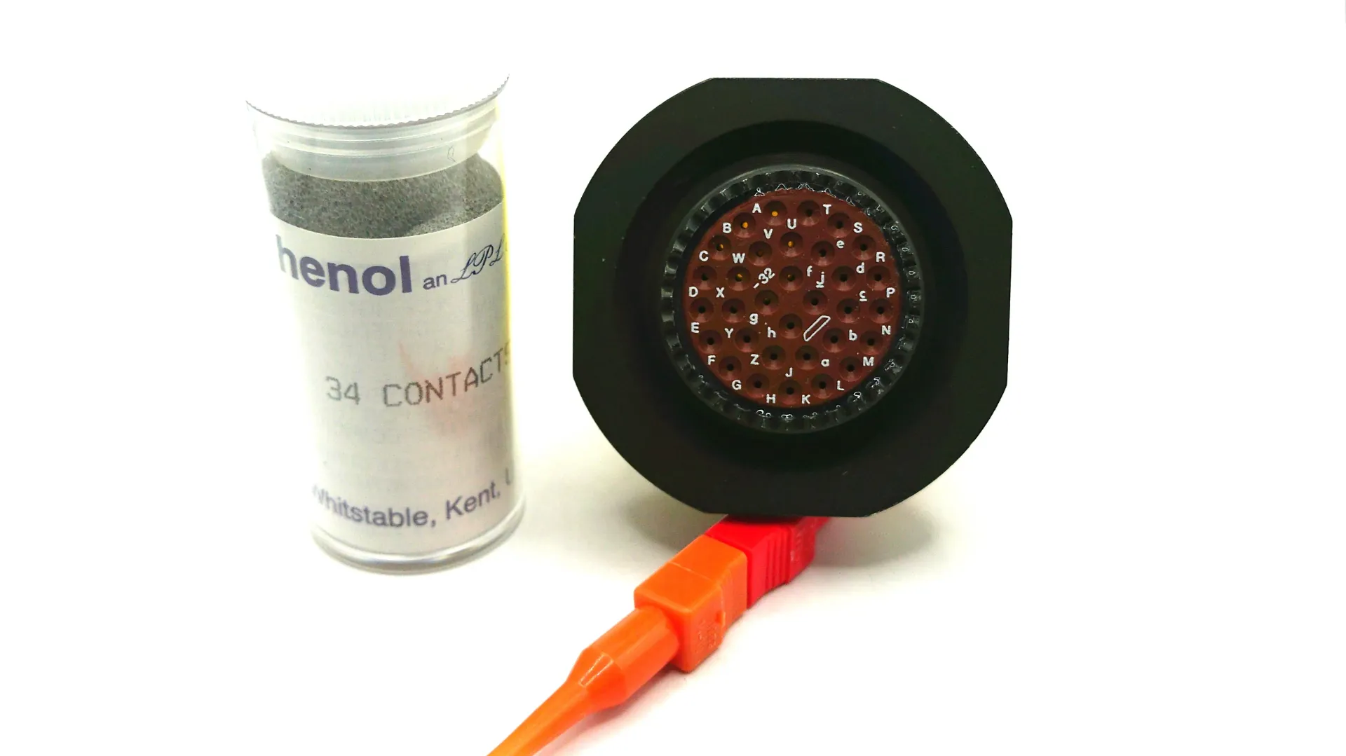 D38999/24WF-32PN Circular Conn,Series III, Jam Nut Receptacle, 32 Contacts