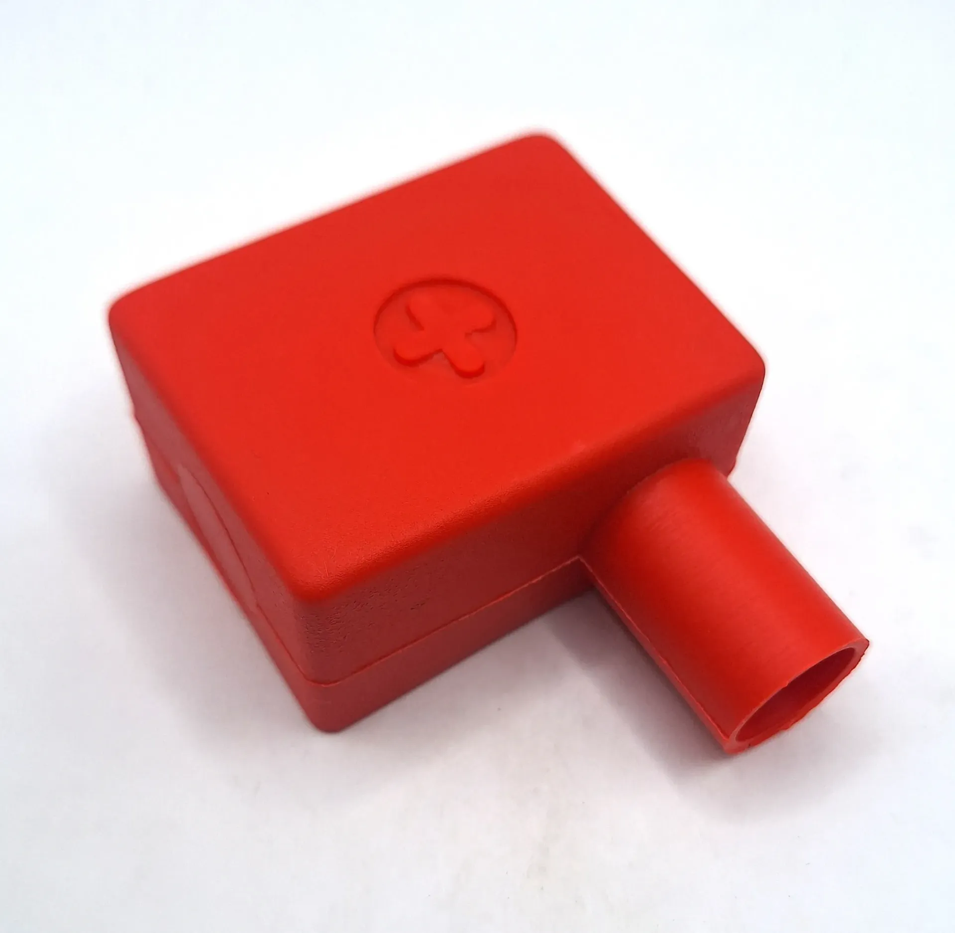 [7-00958] Angled Battery Hood RH 20mm To 60mm Red