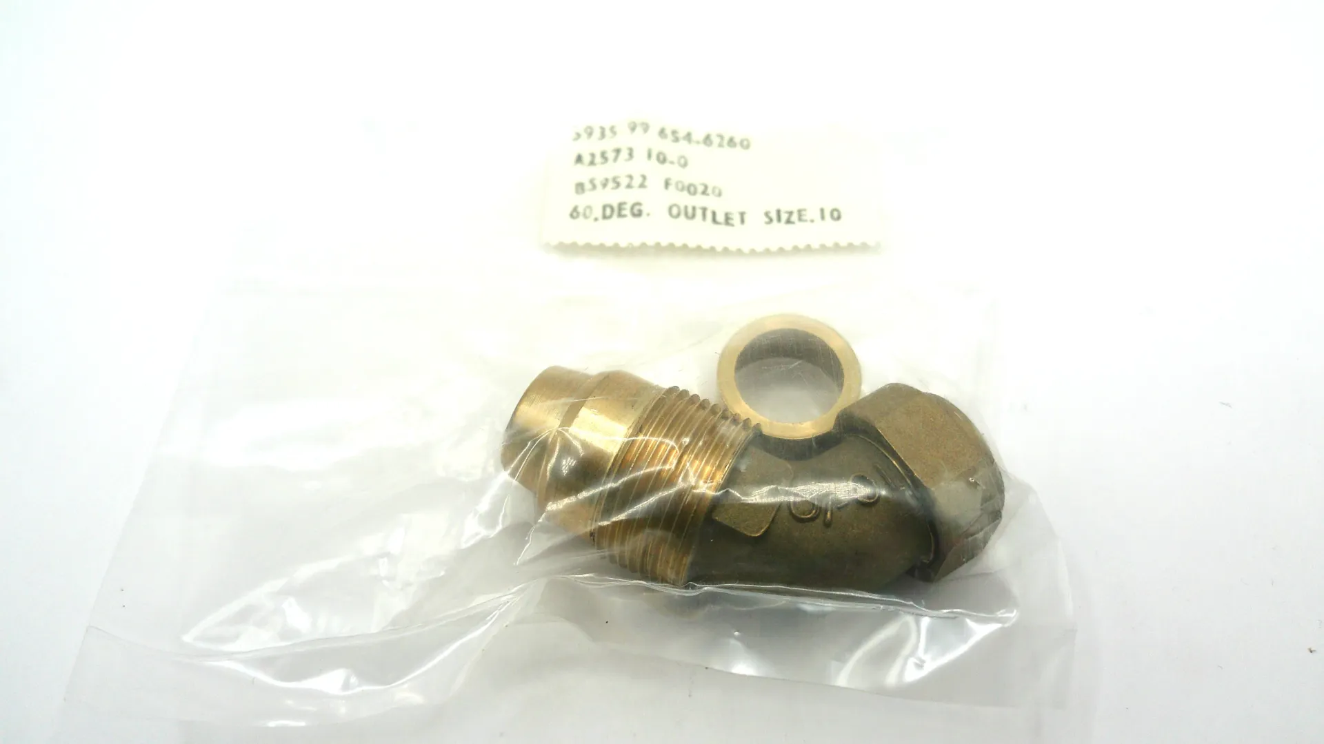 508/1/37218/000 60 Deg Outlet Size 10
