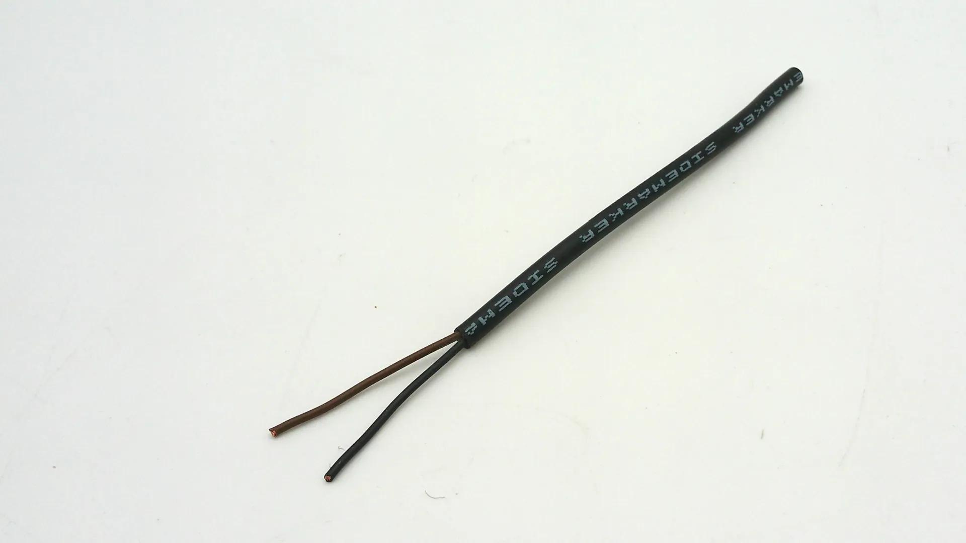 [1-41077] (BSA) 0.75mm 2 Core TWA Black-Brown - Matte Finish
