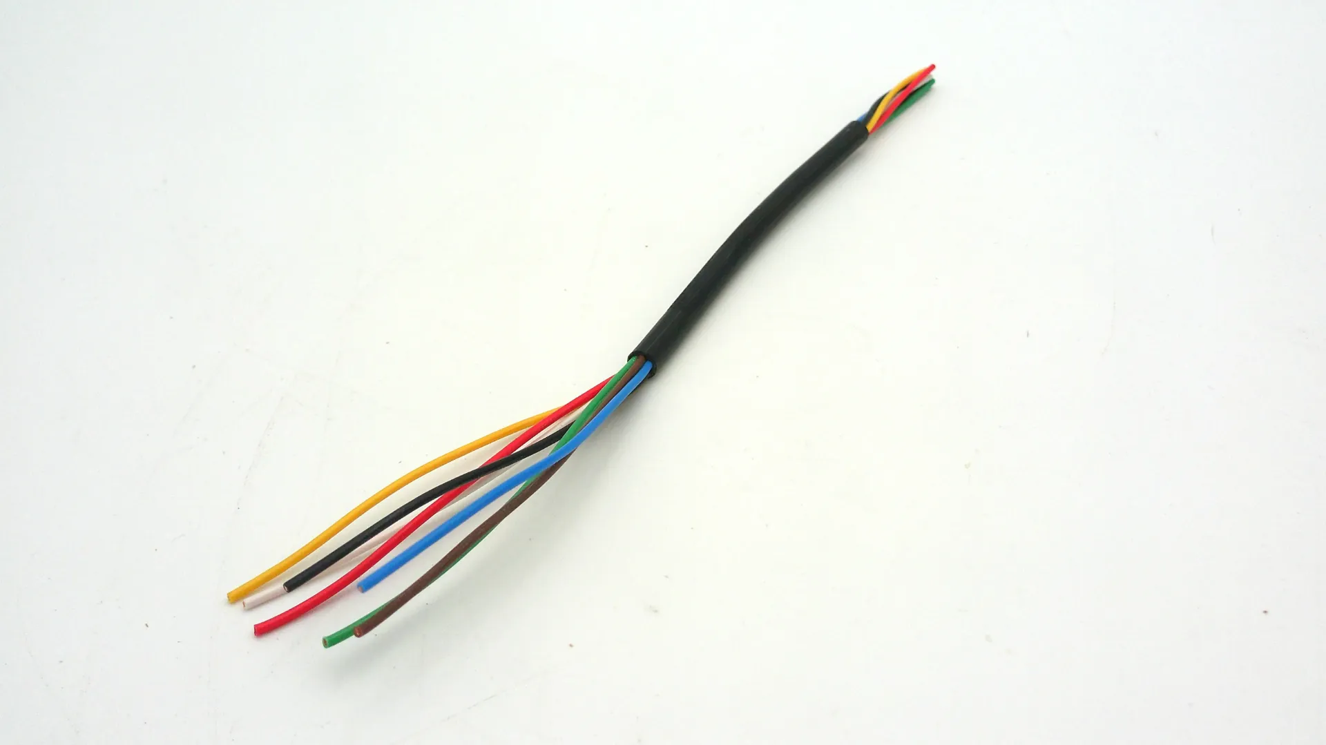 (BSA) 0.75mm 7 Core TWA Blk-Red-Grn-Yel-Brn-Wht-Blu - Matte Finish