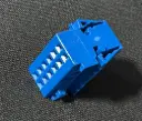 12 Way TE Connectivity AMP Series Socket Housing - 1564491-1 - Blue