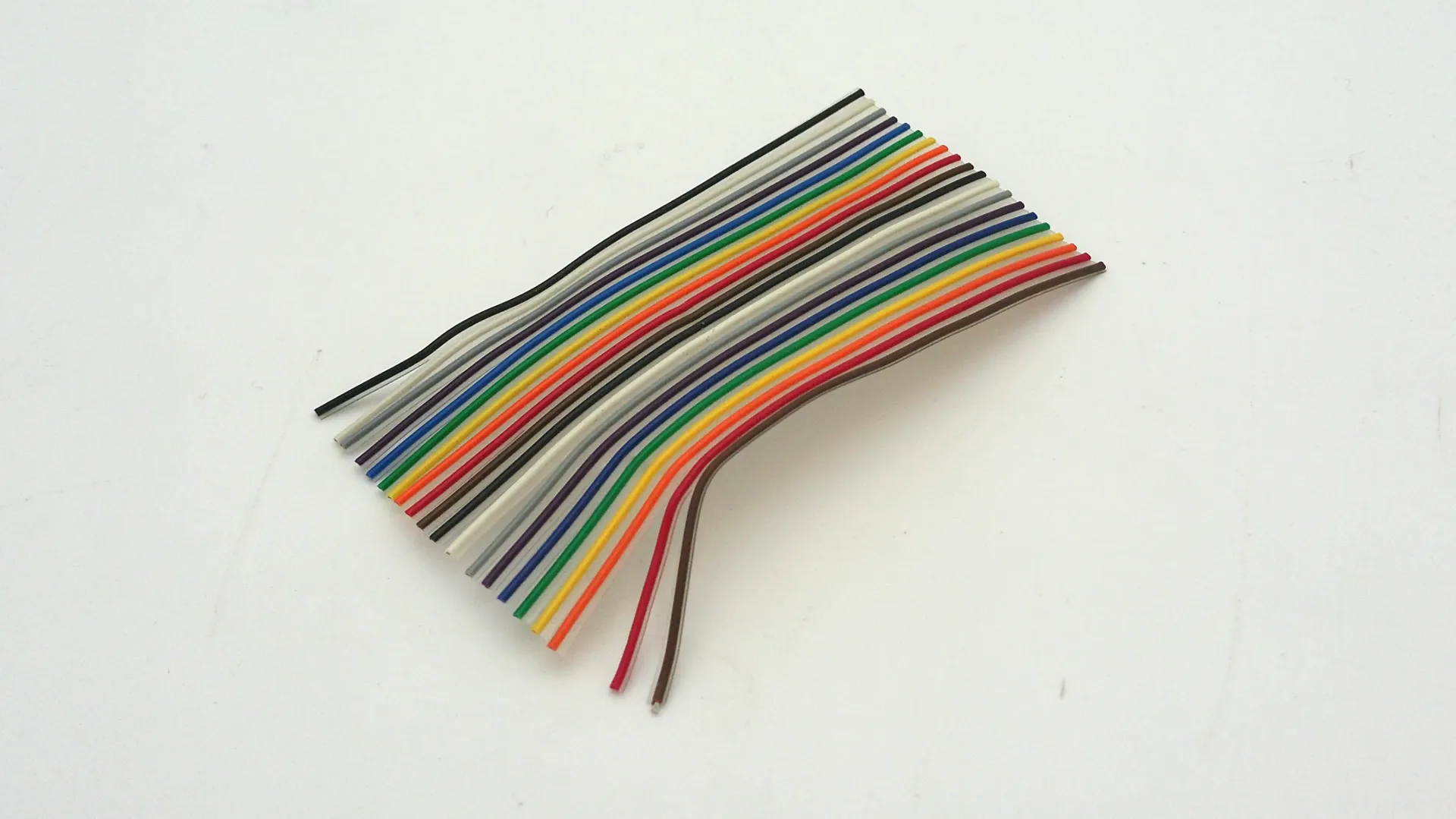 [1-42102] 20 Core Colour Coded Ribbon Cable (30.5mtr reel)  50mm Width.