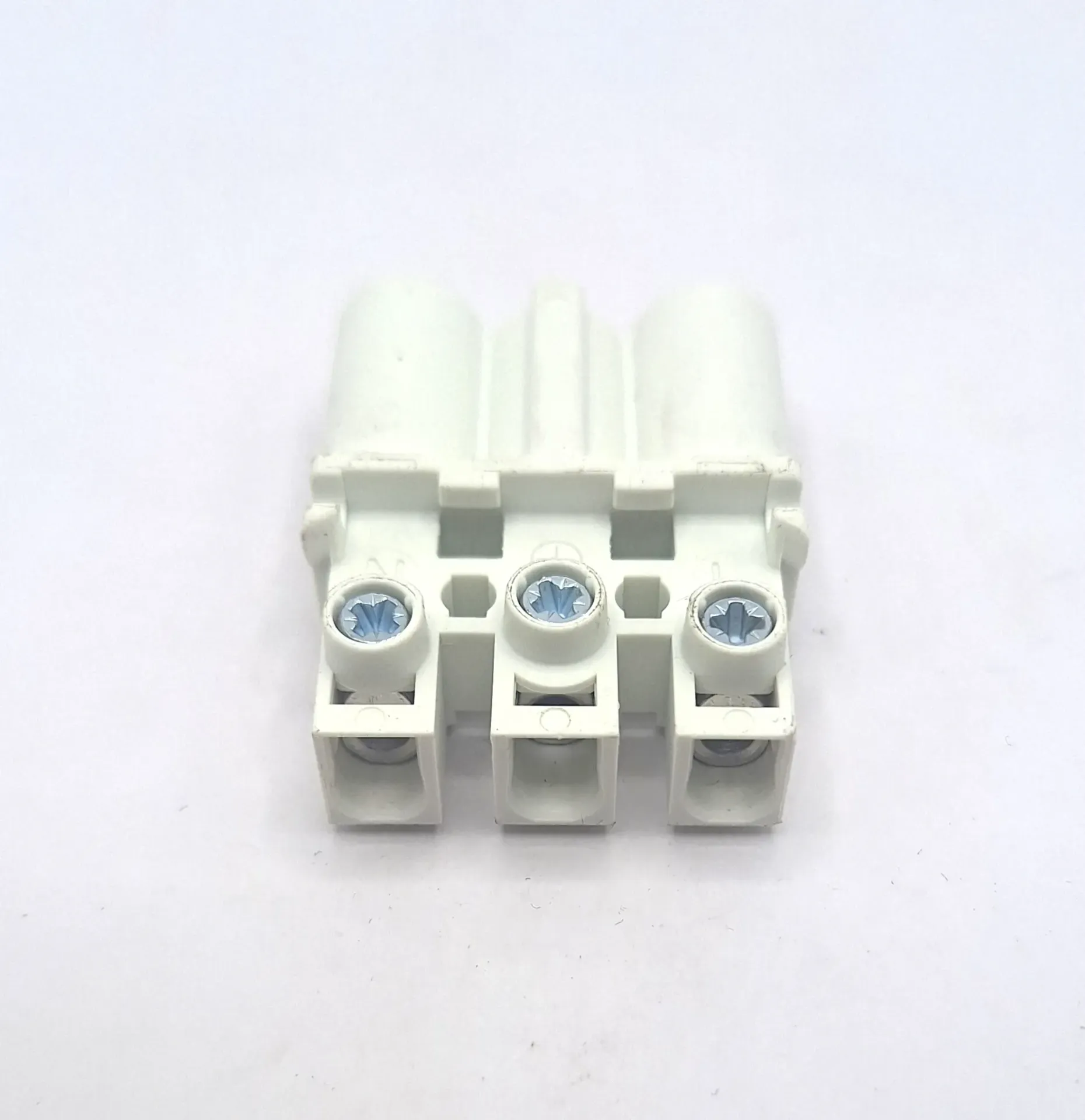 3 Way Wieland Main Plug White