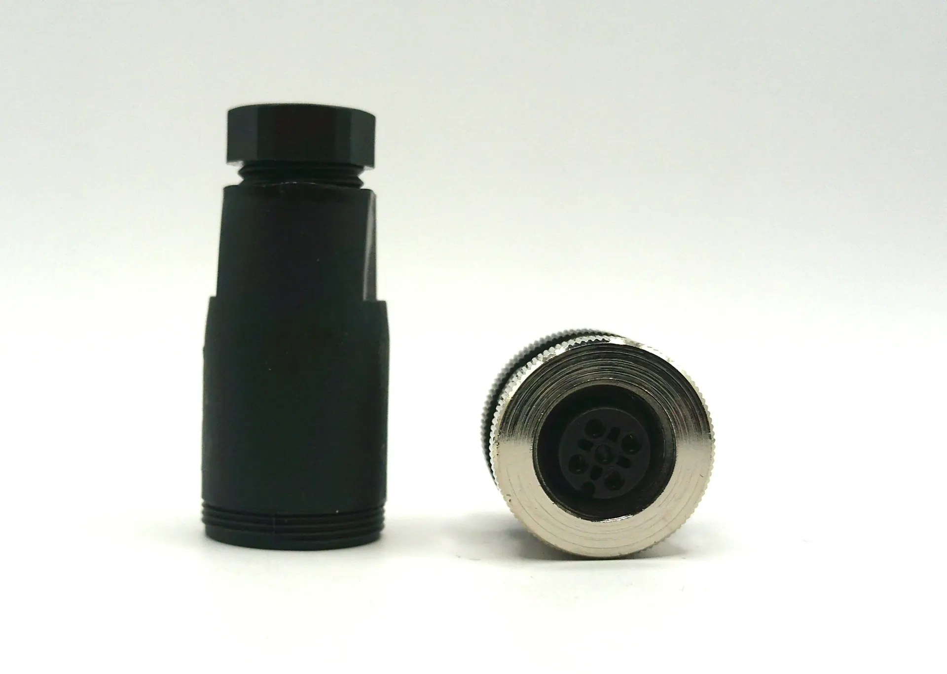 4 Way M12 Connector - Cable Mount - Socket Contacts
