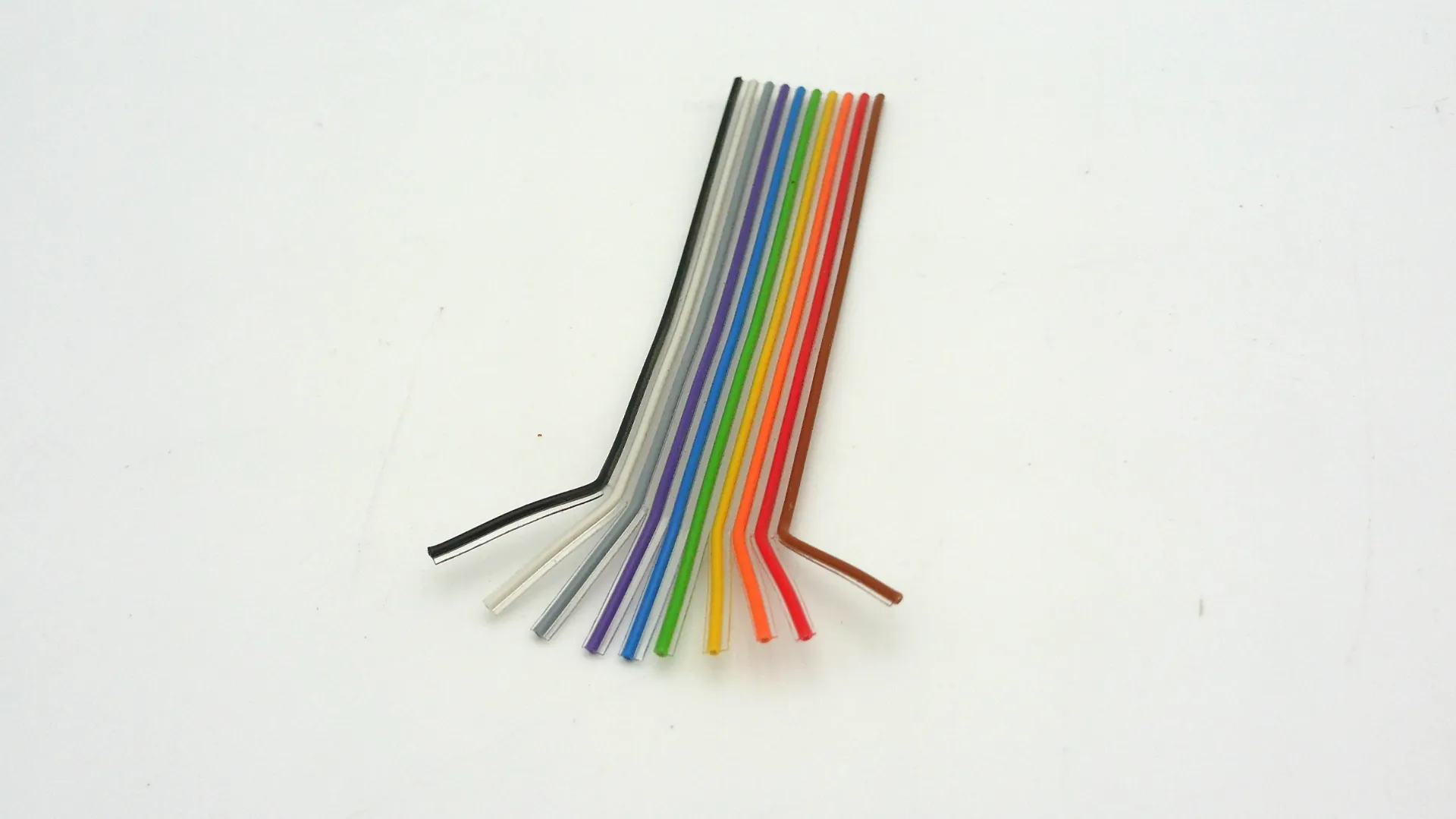10 Core Colour Coded Ribbon Cable  [50M Reel] 25mm Width.