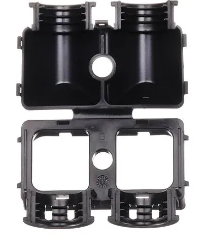 [9-40950] 90 Deg. Twin Backshell For DRC26-50S0* Series Socket Housing
