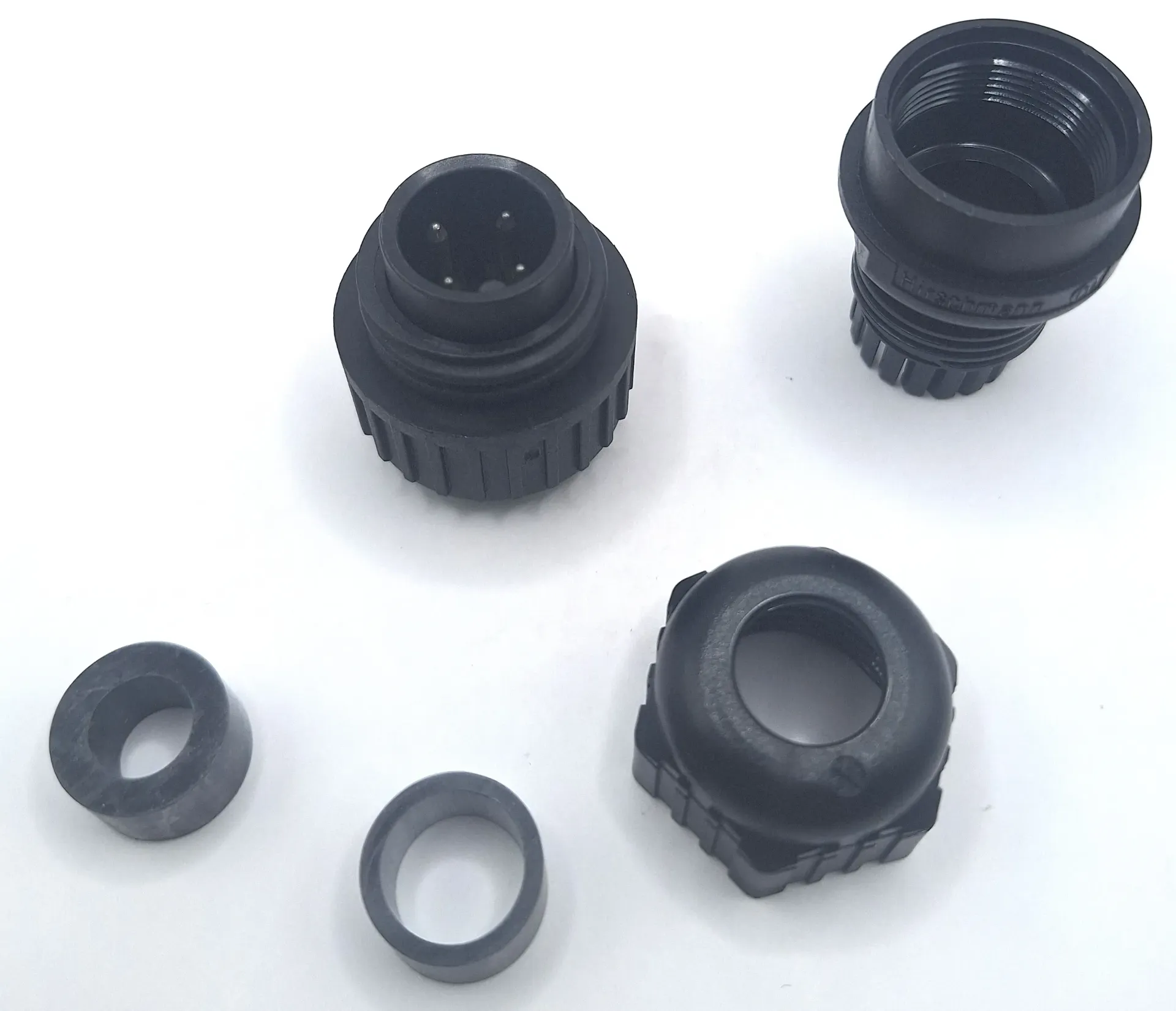Hirschman Cable Mount Connector 3 + PE Contacts Pin