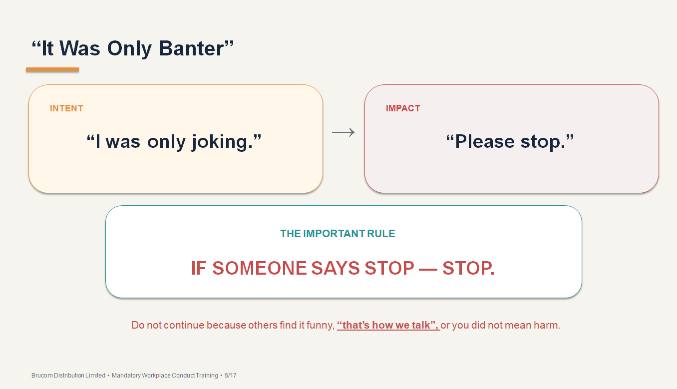It Was Only Banter