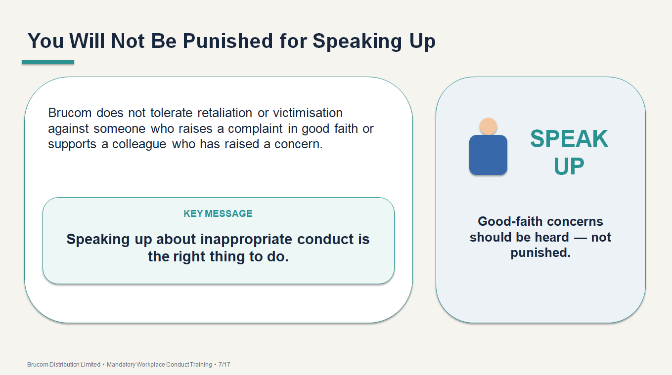 Speaking Up